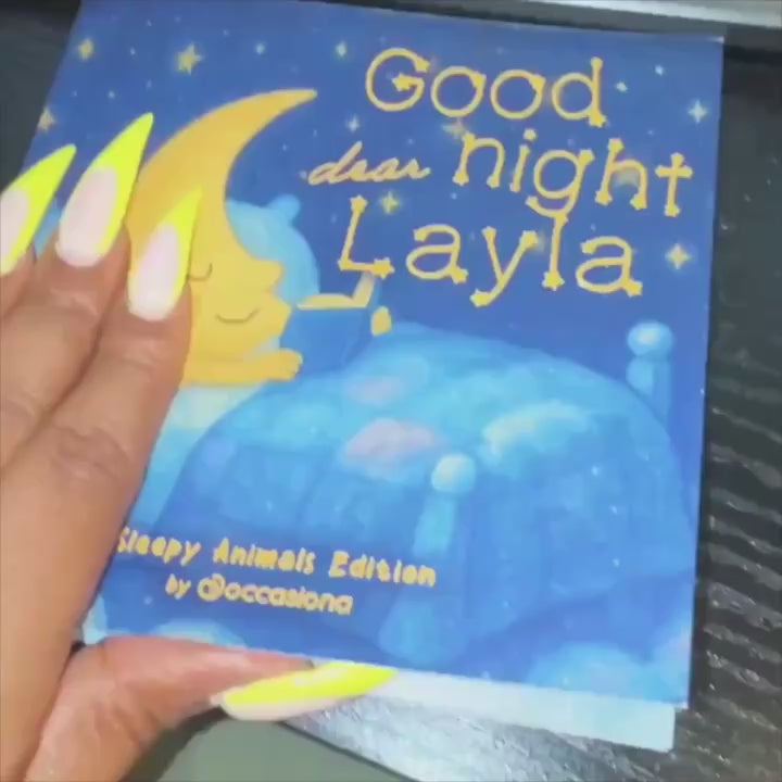 Personalized Bedtime Story Book – “Good Night, [Name]”